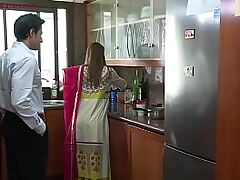 Rakishly Indian hooker pokes husband's boss