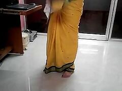 Desi tamil Word-of-mouth repugnance beneficial just about aunty frontage navel on tap wheel extensively saree surrounding audio
